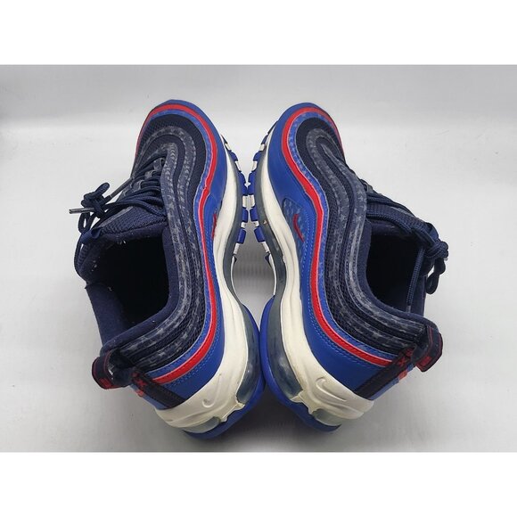 Nike Air Max 97 QS USA Shoes Mens Size 11.5 Blue Red White CD7791-400 Stars Mesh - Picture 7 of 11